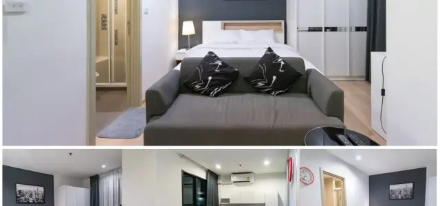 ให้เช่าคอนโด The Base Ramkhamhaeng ห้องสวย เฟอร์ เครื่องใช้ไฟฟ้้าครบครัน ฟังก์ชันครบ พร้อมเข้าอยู่ทันที images