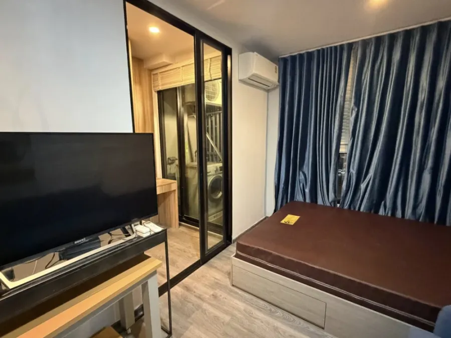 For rent: Studio room at THE ORIGIN Sukhumvit Sailuat E22 Station. Fully furnished, ready to move in.