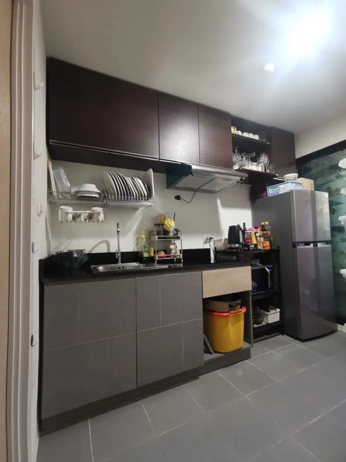 Sell The Excel Udomsuk, corner room with high privacy Full facilities. If interested, reserve now.