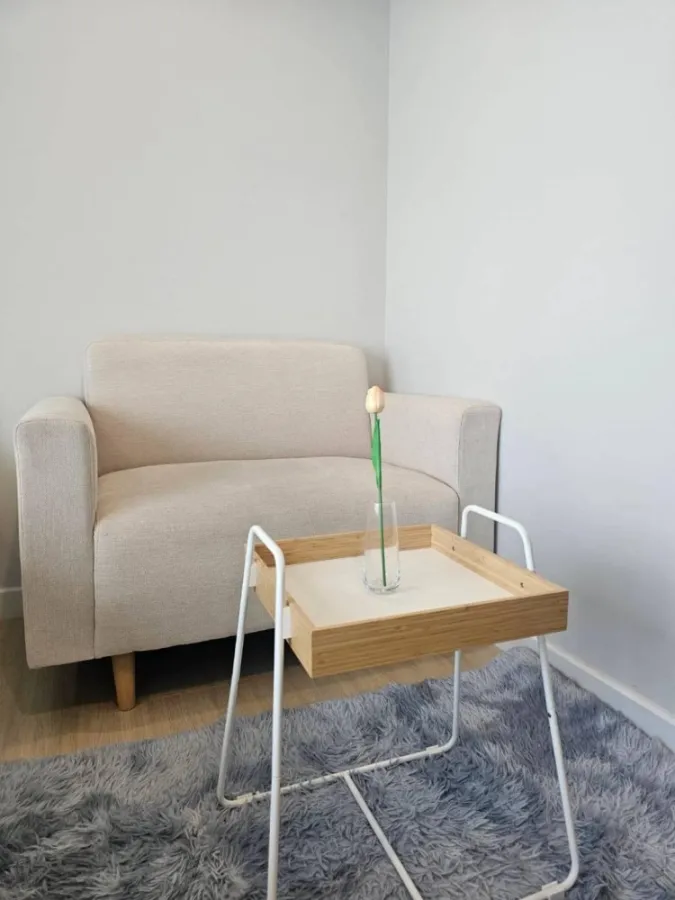 For rent, Metro Sky Wutthakat, high floor, beautiful room, complete electrical appliances. Make a reservation and you won't be disappointed for sure.