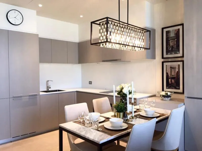 For rent Magnolias Waterfront Residences Modern style room. Furnished + complete electrical appliances. Hurry up to rent.