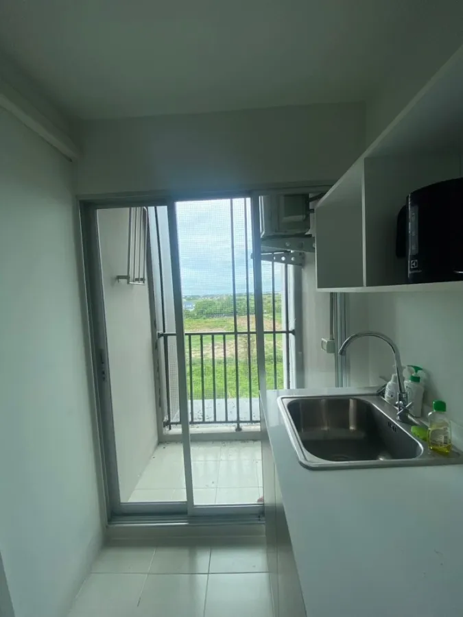 ให้เช่า DCondo Campus Resort Bangna ห้องกั้นเป็นสัดส่วนอย่างดี พร้อมเฟอร์ Buit-In จัดเต็ม รีบเลยจ้า