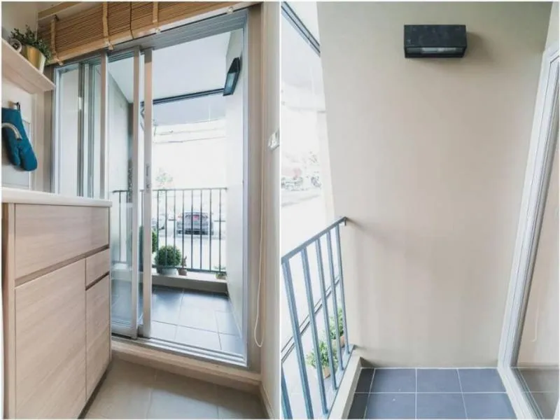 วิวสระ ห้องสวยแต่งครบ เฟอร์ครบ พร้อมหิ้วกระเป๋าเข้าอยู่ได้เลย Plum Condo Rangsit Alive 1 ให้เช่า