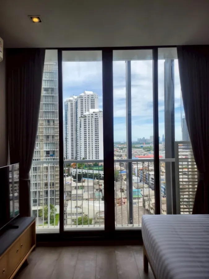 For rent: Park 24 Origin Phrom Phong, Building 4, 14th floor, 2 bedrooms, 1 bathroom, fully furnished, ready to move in