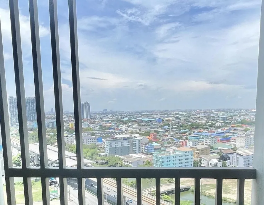 ให้เช่าคอนโด ดิ ออริจิ้น สุขุมวิท - สายลวด E22 ชั้น 19 วิวรถไฟฟ้า ไม่มีตึกบัง ลมดี ราคาคุ้ม รีบมาจอง