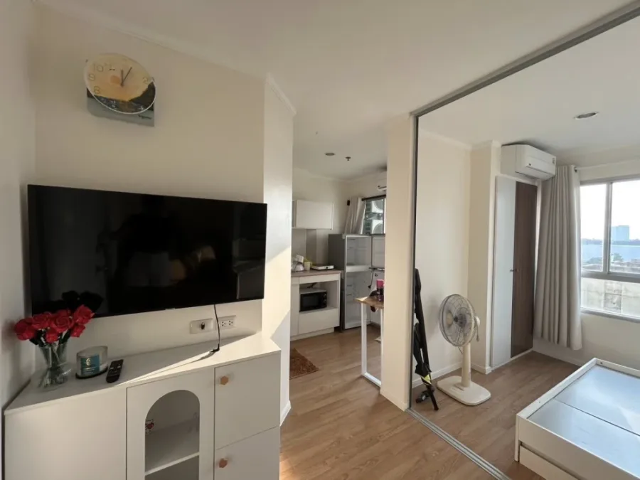 Condo for rent at Lumpini Ville Lasalle-Bearing. The unit is partitioned into separate, well-defined zones. Amazing price! Book now!