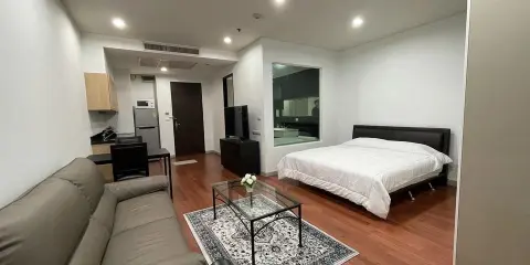 ให้เช่า The Address Chidlom ห้อง STUDIO ตกแต่งด้วยเฟอร์นิเจอร์อย่างดี น่าอยู่ขนาดนี้ ต้องจองด่วนๆ