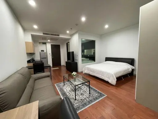 ให้เช่า The Address Chidlom ห้อง STUDIO ตกแต่งด้วยเฟอร์นิเจอร์อย่างดี น่าอยู่ขนาดนี้ ต้องจองด่วนๆ images
