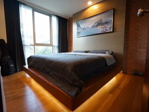 For rent, The LINE Phahonyothin Park, very beautiful room The most modern decoration Plus you get a great view of the garden. Good like this. Book qui images