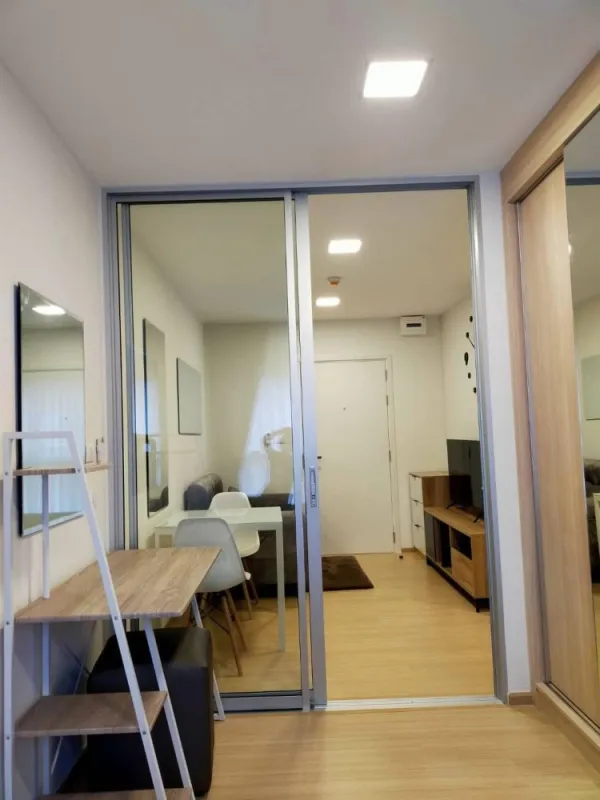 For Rent พลัมคอนโด รังสิต เฟรช ตึก B ชั้น 8 วิวนอก เฟอร์นิเจอร์ครบชุด มาแต่ตัวเข้าอยู่ได้เลยจ้า ด่วน