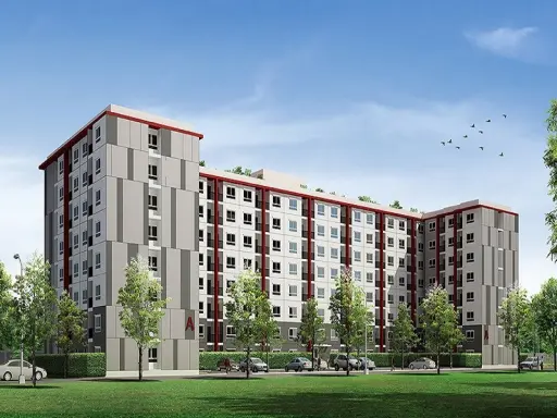 For rent: Condo The Diamond, Nawakon-Talat Thai, 1st floor, comes with a very good price that you should not miss.