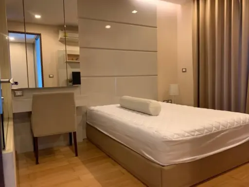 Condo for rent, The Address Asoke, high floor, beautiful view, near MRT Phetchaburi, don't miss it!! images
