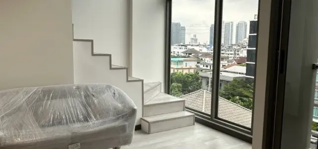 ให้เช่า Groove Vibes Ladprao 18 คอนโด Duplex Loft เพดานสูง โปร่ง โล่ง หน้าต่างหันทิศเหนือ แดดไม่แรง ห้องไม่ร้อน images