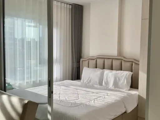 For sale, for rent, Niche Mono Ramkhamhaeng, 1 bed plus room with full set of furniture, don't miss it. images