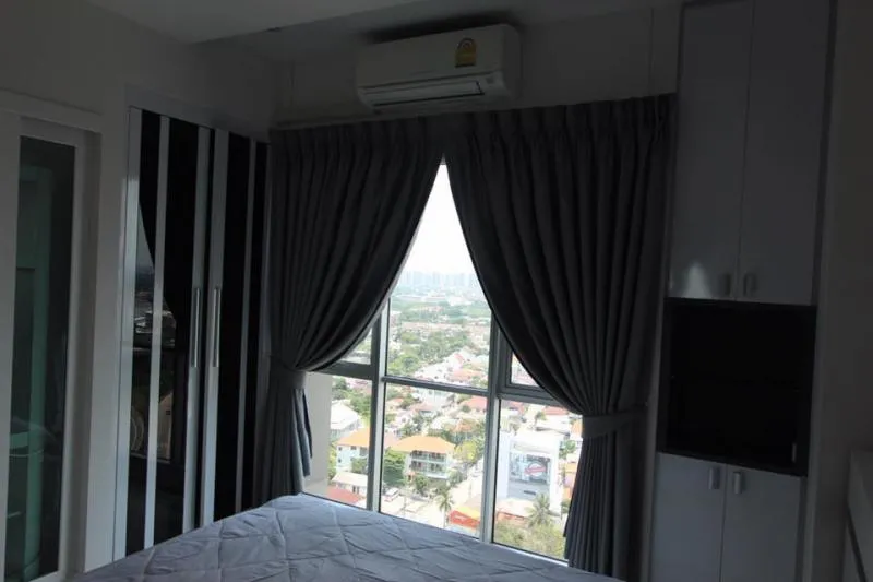 Condo for rent, The Key Chaengwattana, new furniture, beautiful room, size 36 sq.m., book now!!
