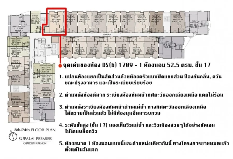 ขายดาวน์ ให้เช่า!! คอนโด ศุภาลัย พรีเมียร์ เจริญนคร วิวสวย ตำแหน่งดี ราคาสุดคุ้ม พลาดไม่ได้แล้ว!!