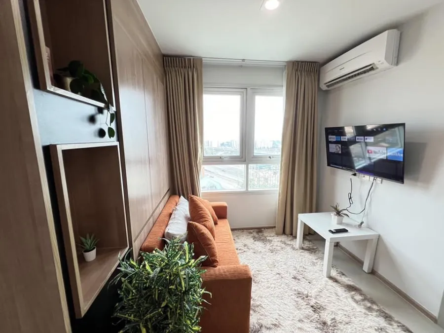For rent, Rich Park @ Chao Phraya, 9th floor, beautiful room, fully decorated, ready to move in, just bring your bags, don't miss it.