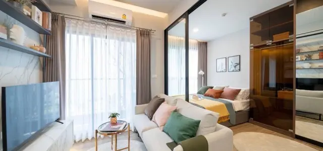 ขายใบจองคอนโด เดอะสเตจ มายด์สเคป รัชดา - ห้วยขวาง ชั้น 7 ระเบียงทิศตะวันออก ราคคุ้ม มาเป็นเจ้าของเลย images