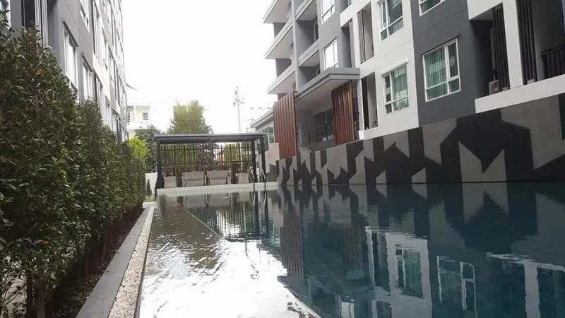For rent, Regent Home Sukhumvit 81, size 28 sq m, convenient transportation, near bts, fully furnished, with a washing machine, do not miss.