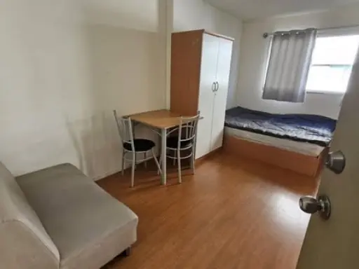 For rent: Lumpini Township Rangsit Klong 1, 4th floor, fully furnished room, nice to live in, bring your bags and come right away, urgent.