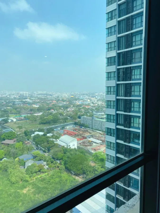 Condo for rent, The Base Rama 9 - Ramkhamhaeng, city view, clear view, unblocked view, separated room