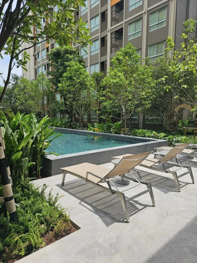 For rent urgently!! Dcondo Phana, a new resort-style condo Complete with all functions that can be used with every lifestyle!!