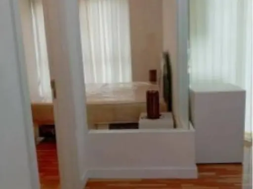 Condo for rent, The Room Sukhumvit 62, beautiful room, high floor, good view, fully furnished, convenient transportation, close to BTS.