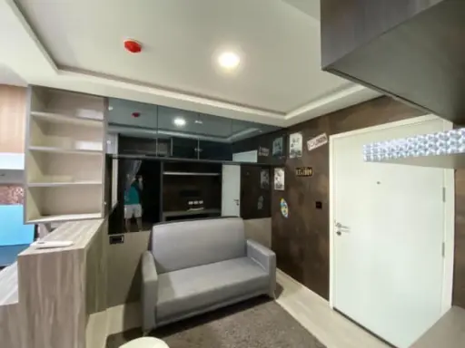 ให้เช่า Plum Condo Ram 60 Interchange ห้องตกแต่งผนังวอลเปเปอร์ พร้อมเฟอร์บิ้วอินทั้งห้อง จองเลย images