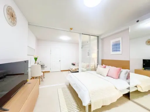 For rent: City Home Rattanathibet, high floor room, ready to move in, fully furnished, just bring your own luggage and move in++