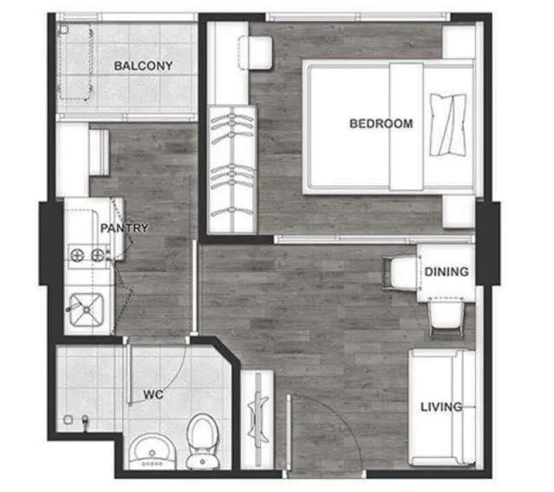 ให้เช่า ด่วน!! คอนโด ดิ เอ็กซ์เซล กรูฟ ลาซาล 52 ห้องสูง แต่งสวย ห้ามพลาด!!