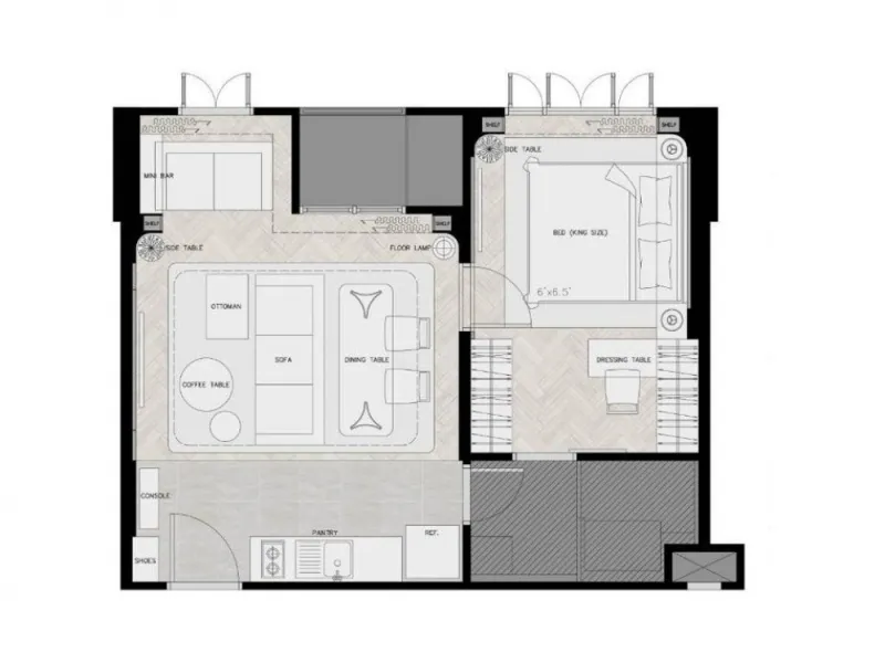 ให้เช่า The Reserve Sukhumvit 61 ห้องหรูหรา Luxury สุดๆ เฟอร์อย่างดี บิ้วอินจัดหนัก ต้องห้องนี้เลย