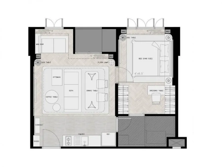 ให้เช่า The Reserve Sukhumvit 61 ห้องหรูหรา Luxury สุดๆ เฟอร์อย่างดี บิ้วอินจัดหนัก ต้องห้องนี้เลย