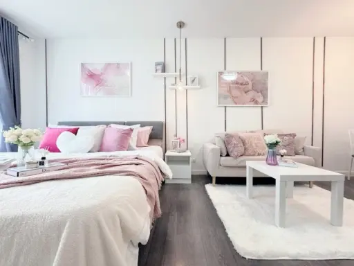 For rent!! D Condo Campus Resort ABAC Bangna Abac Fully furnished, ready to move in, don't miss!!