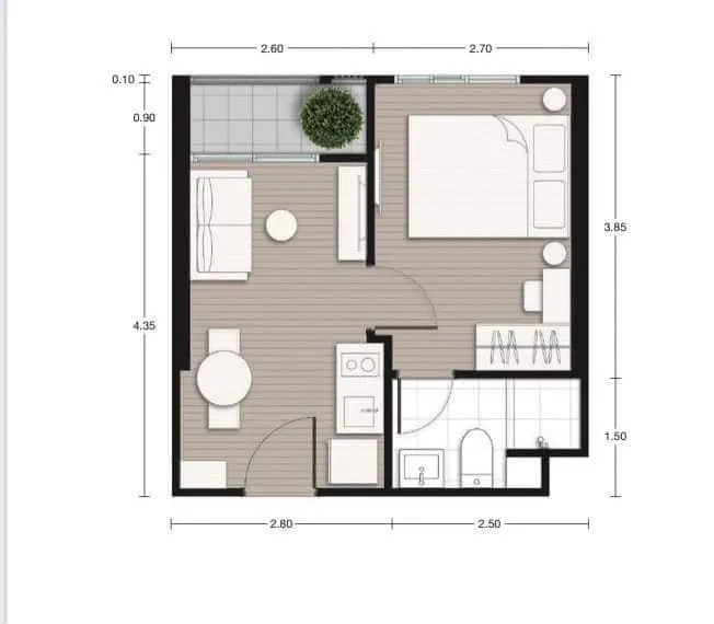 ขายดาวน์ โนเบิล นิว ดิสทริค อาร์ไนน์ ชั้น 24 วิวโล่ง Fully furnished จองเลย ห้ามพลาด