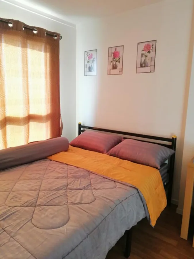 Condo for rent, Lumpini Place Borommaratchachonnani-Pinklao. Beautiful room, city view, near the mall like this, you need to reserve !!