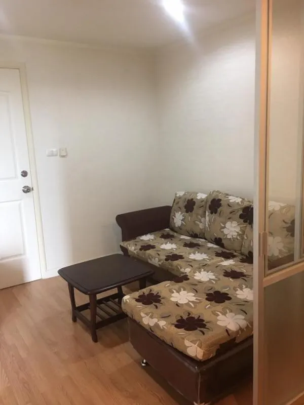 Condo for sale, Lumpini Ville Phatthanakan - New Petchburi, 1 bedroom, 1 bathroom, built-in room, fully furnished, good view, cheap price
