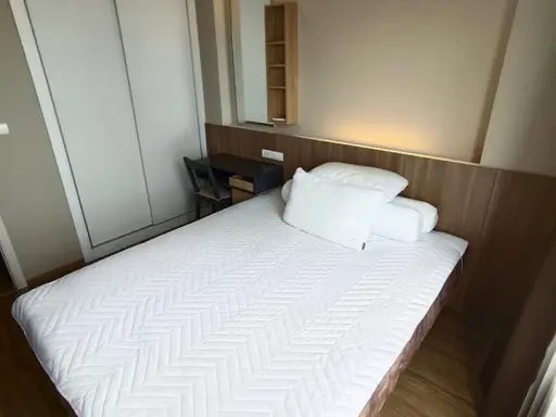 For rent U delight at Bangson station ห้แองน่าอยู่ เฟอร์ เครื่องใช้ไฟฟ้าครบ มาแต่ตัวเข้าอยู่ได้เลย