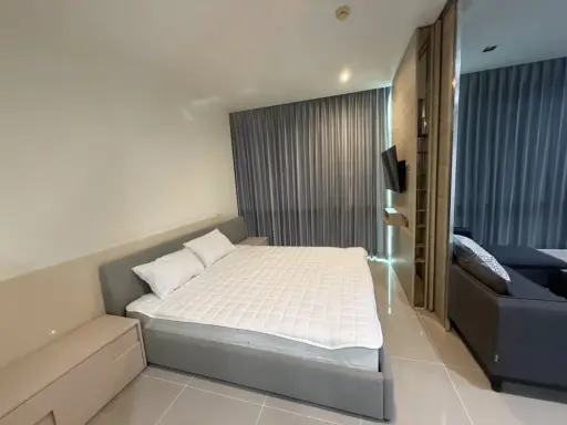 ให้เช่า The Room Sukhumvit 21 ห้องกว้างขวางพร้อมอยู่ เฟอร์พร้อม มาแต่ตัวเข้าอยู่ได้เลย!! images