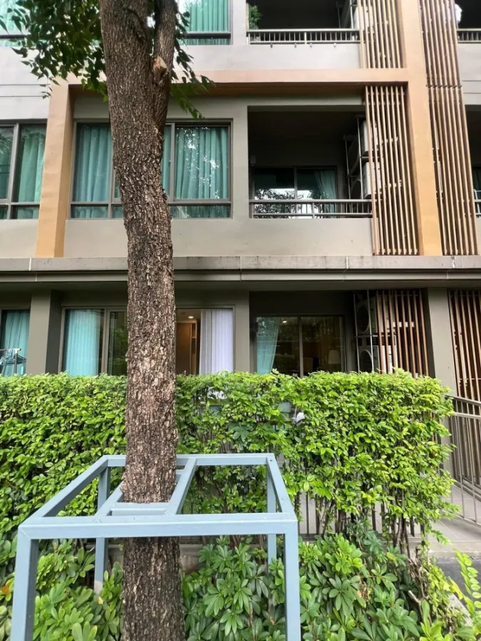 ขาย ให้เช่า เมโทรลักซ์ รัชดา ชั้น 1 ระเบียงติดสวน ร่มรื่นสุดๆ ภายในห้องตกแต่งครบ จบที่เดียว จองเลย