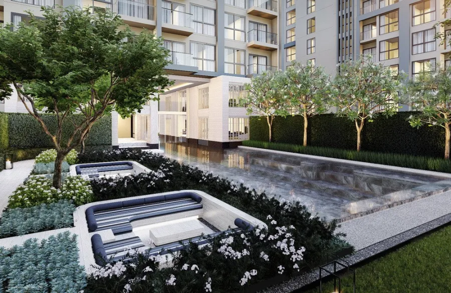 Sell ​​down !! Condo The Excel Lasalle 17, convenient transportation near BTS, beautiful room, pool view. Hurry !!