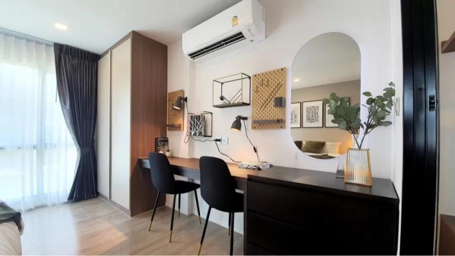 ให้เช่า Kave Town Space ห้องมุมวิวสวนติดสระว่ายน้ำ ตกแต่งจัดเต็มสุดๆ จองแล้วจะไม่เสียใจรับรอง