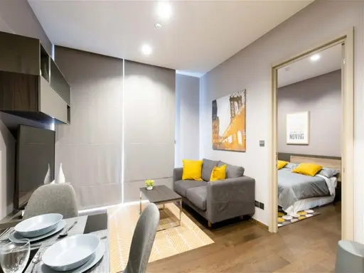 **For rent** the line ratchathewi 1 Bedroom 1 Bathroom Area 35.59 sq.m.