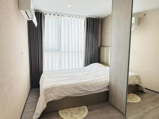 Condo for rent: The Origin Sukhumvit-Sai Luat. Nicely decorated, 18th floor, good view, good price, reserve now.