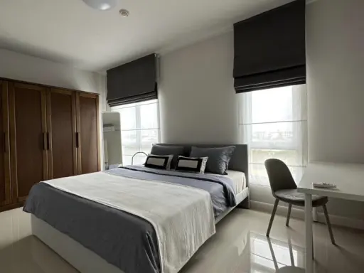 ขาย ให้เช่า My Condo Sukhumvit 103 ห้องมุมคนไม่พลุกพล่าน กว้างขวางอยู่สบาย มาแต่ตัวเข้าอยู่ได้เลยจ้า