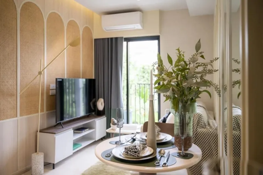 Selling down payment New Cross Khu Khot Station, corner room, good project, great location. Interested in owning it? Hurry and reserve now. Don't miss