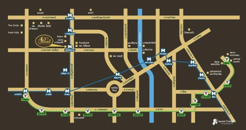 ให้เช่า คอนโด เดอะ เพรสซิเดนท์ จรัญ - แยกไฟฉาย สเตชั่น ชั้น 9 วิวbts โล่งๆสบายตา ราคาดี ต้องจอง