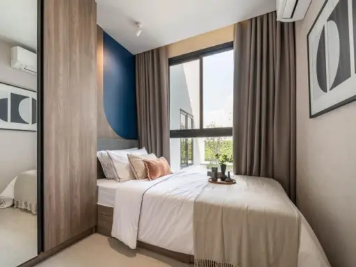 ขายดาวน์ Nue Core Khu Khot Station 1 bedroom plus ห้องมุม วิวสระน้ำและสวน ราคาดี จองเลย