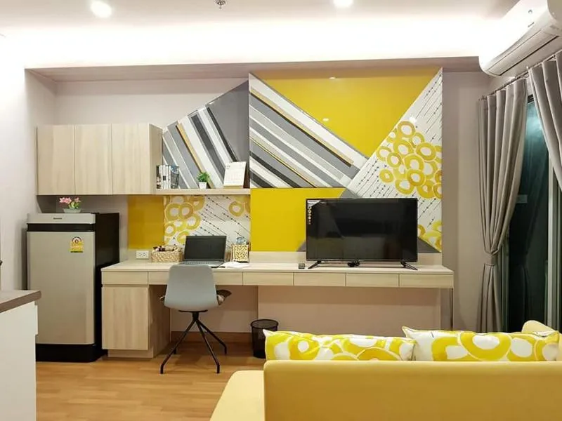 For rent Lumpini Park Vibhavadi-Chatuchak, very beautiful view, pleasant atmosphere. Easy access in many directions, very convenient.