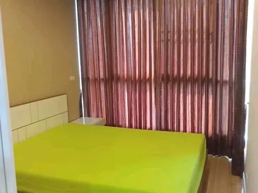 ให้เช่า Happy Condo Ladprao101 เฟอร์+เครื่องใช้ไฟฟ้าพร้อม วิวเมืองระเบียงทิศเหนือ จองเลย