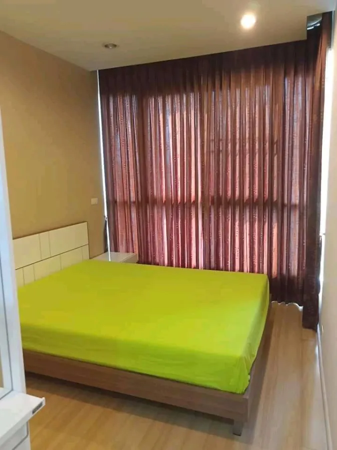 ให้เช่า Happy Condo Ladprao101 เฟอร์+เครื่องใช้ไฟฟ้าพร้อม วิวเมืองระเบียงทิศเหนือ จองเลย